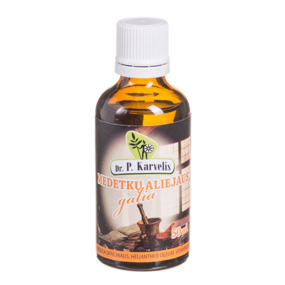 Aliejus Kūnui Medetkų Aliejaus Galia, 50 ml