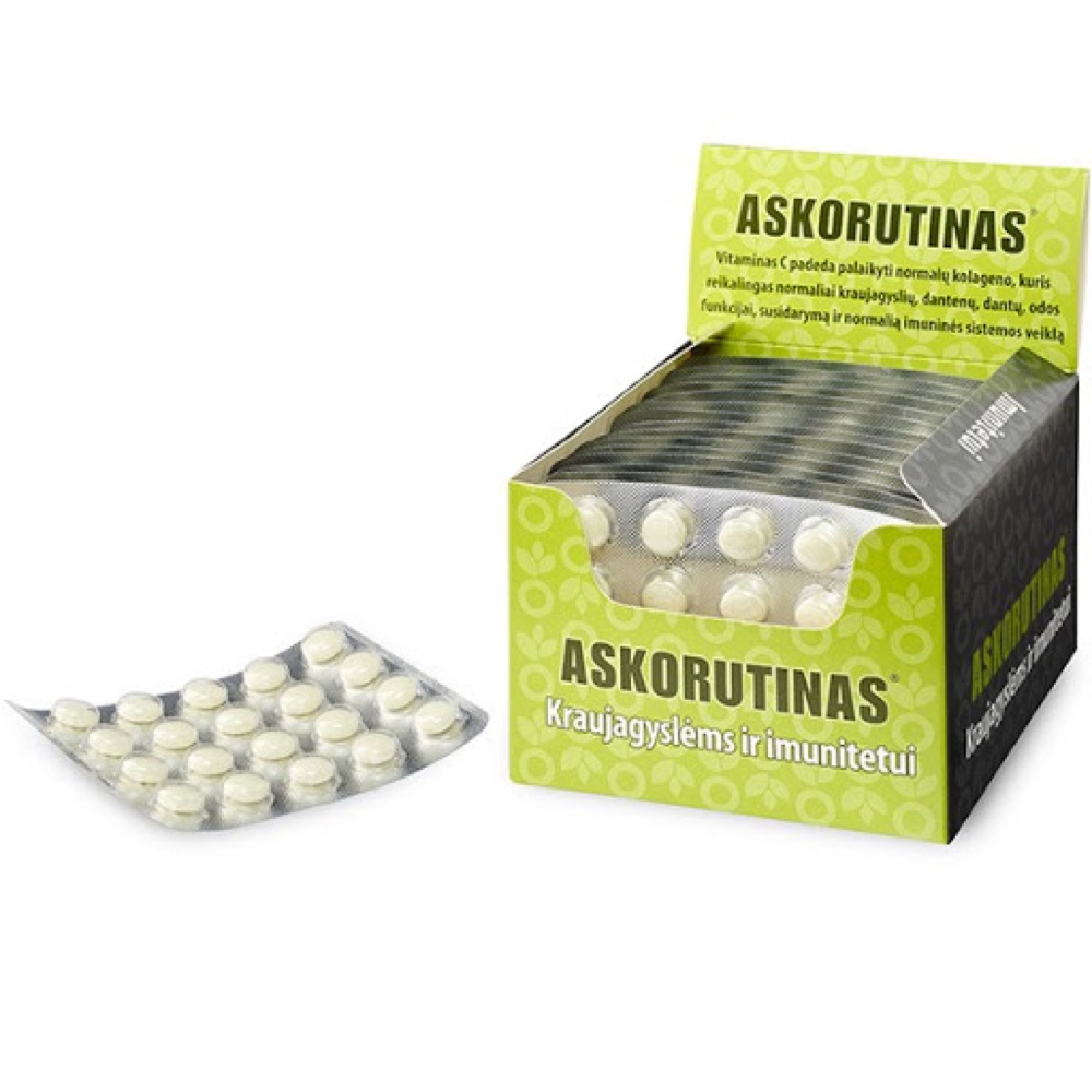 Askorutinas Valentis Tabletės, N20