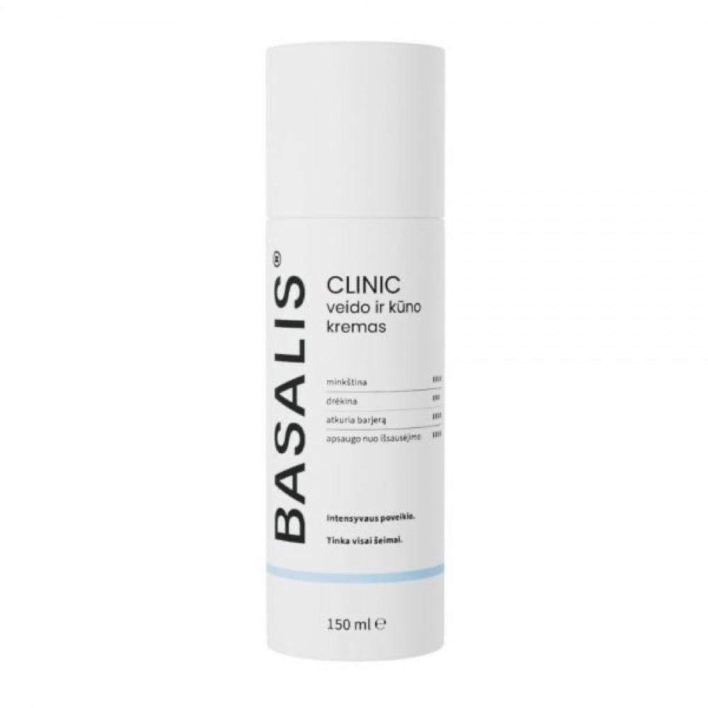 Basalis Clinic Veido ir Kūno Kremas 150 ml