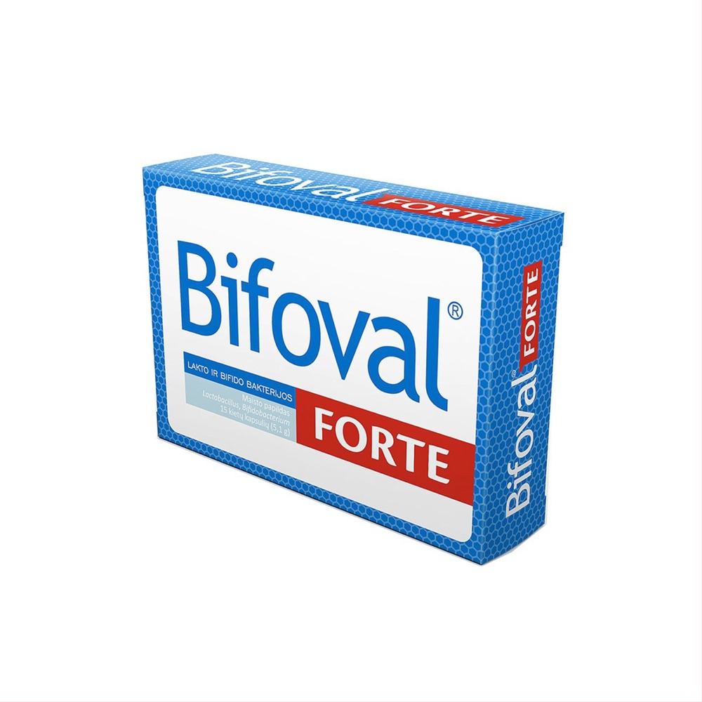 Bifoval Forte Kietos Kapsulės, N15