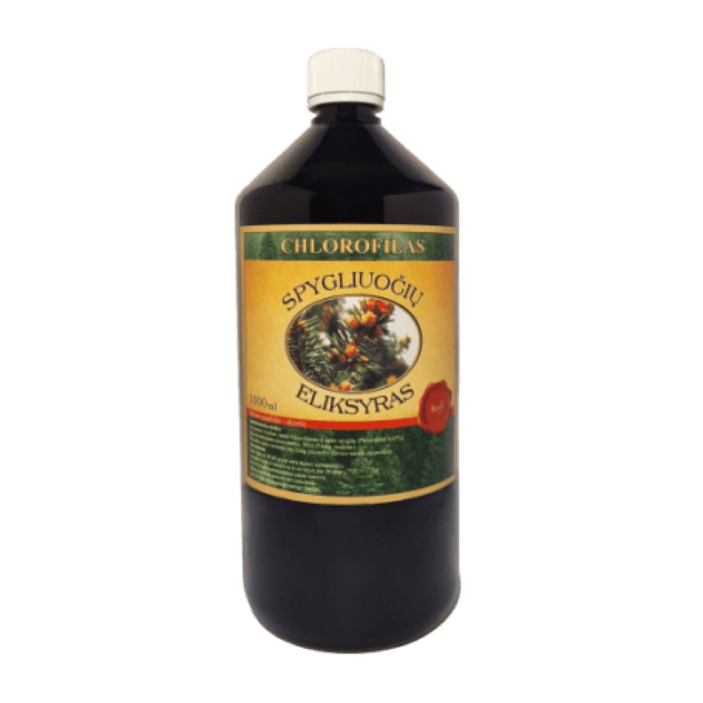 Chlorofilas – Spygliuočių Eleksyras, 1000 ml
