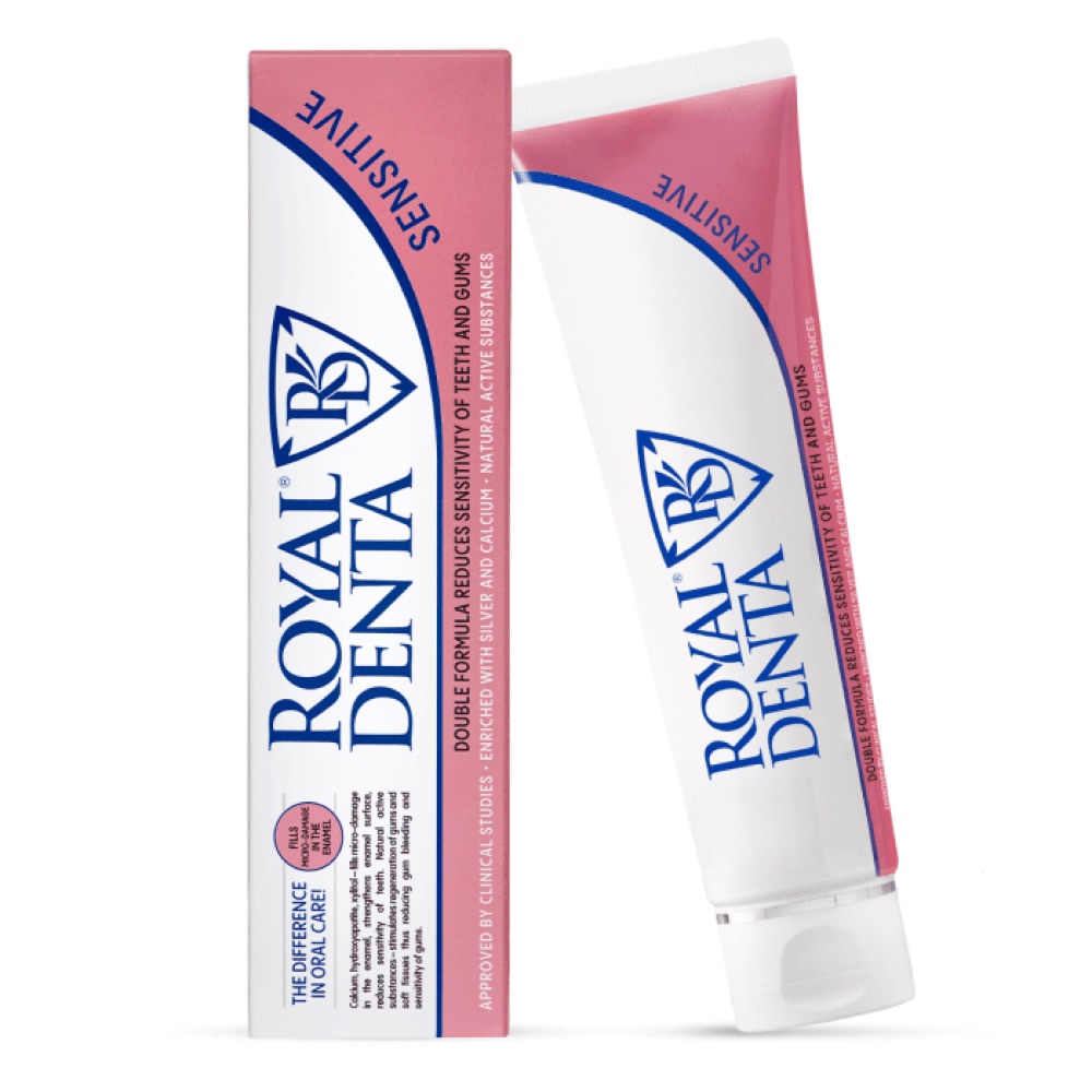 Royal Denta Sensitive Dantų Pasta, 130 g
