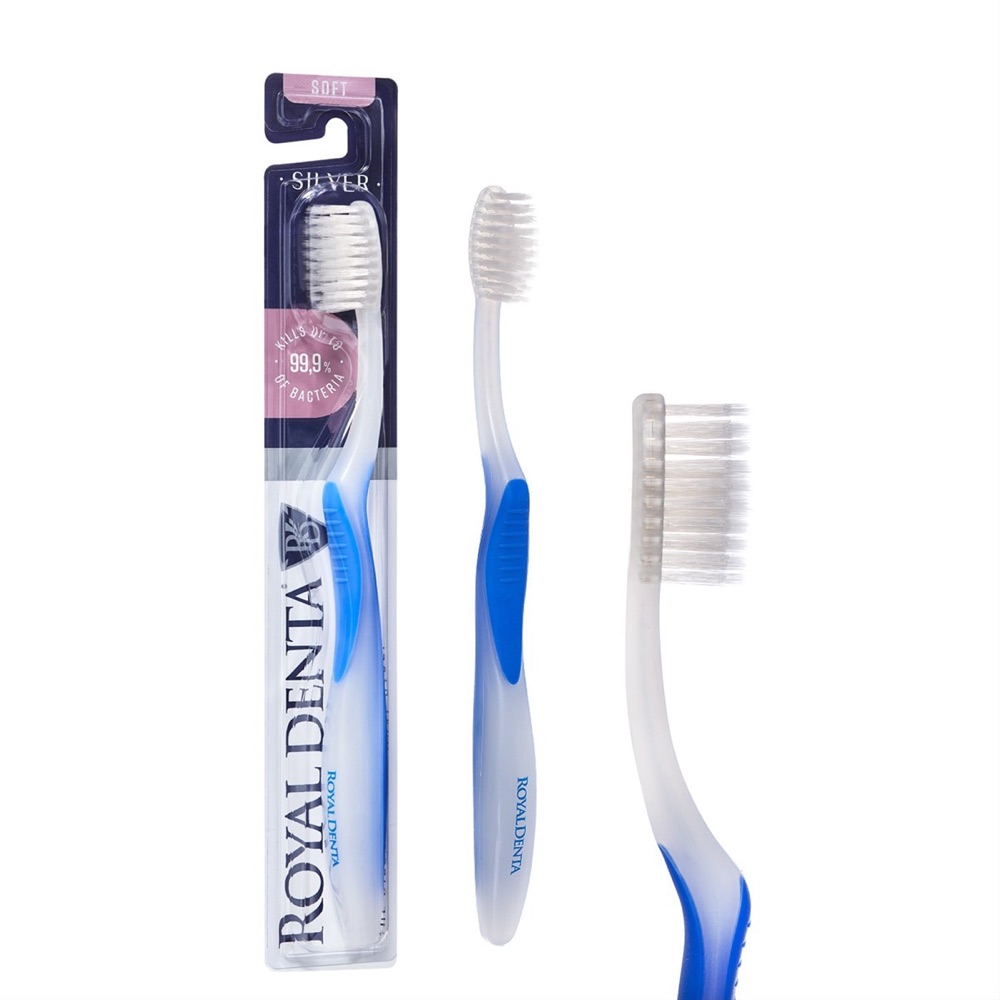 Royal Denta Silver Soft Dantų Šepetėlis