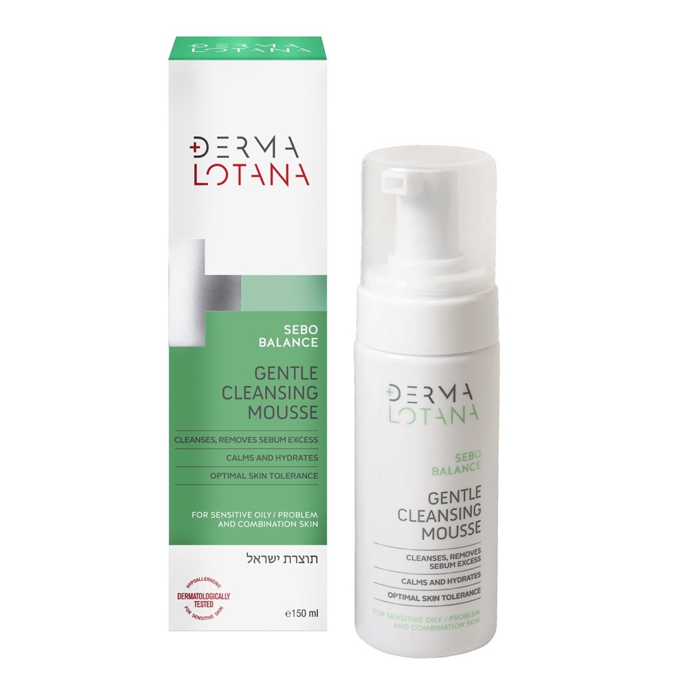 Derma Lotana Sebo Balance Švelnios Valomosios Putos, 150 ml
