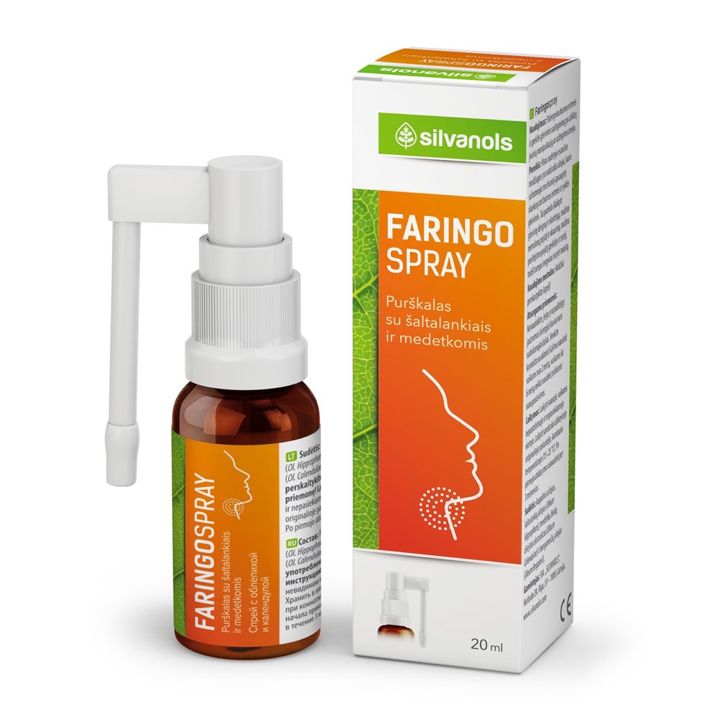 Faringospray Purškalas, 20 ml