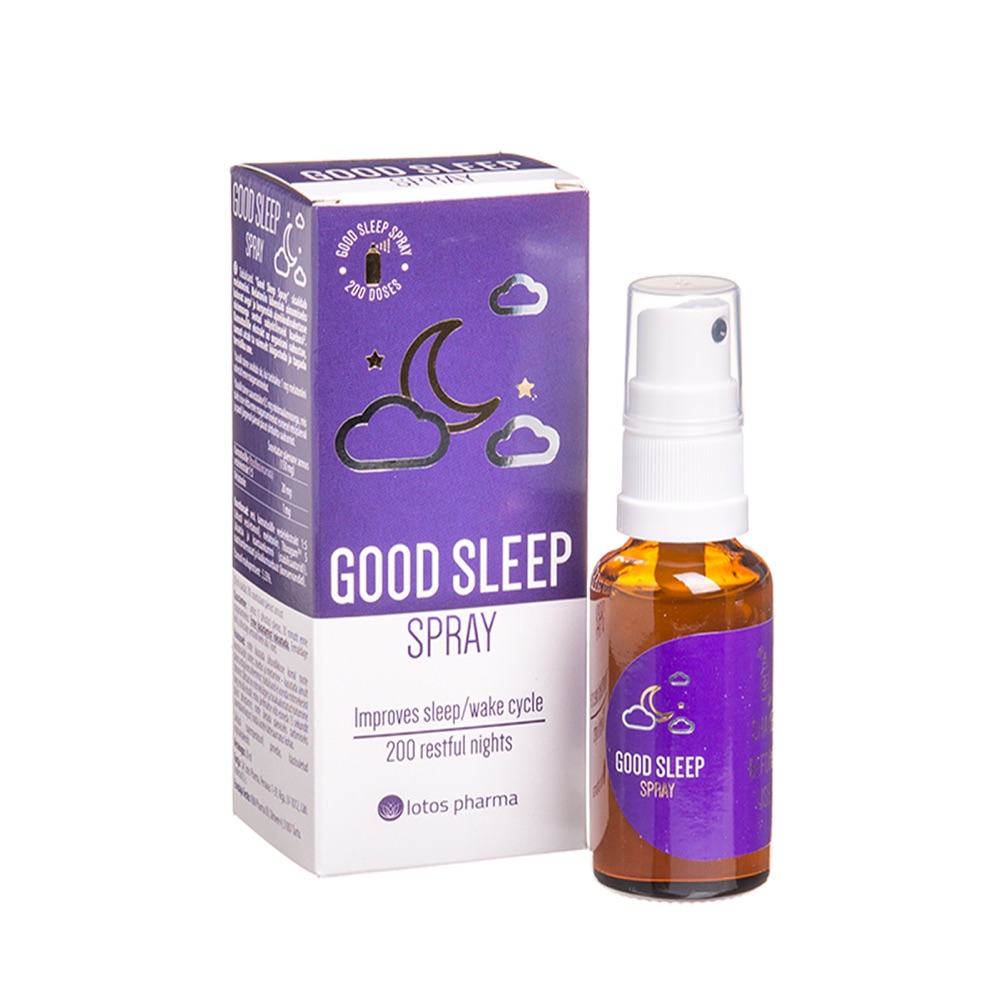 Good Sleep Purškalas su Melatoninu, 30 ml